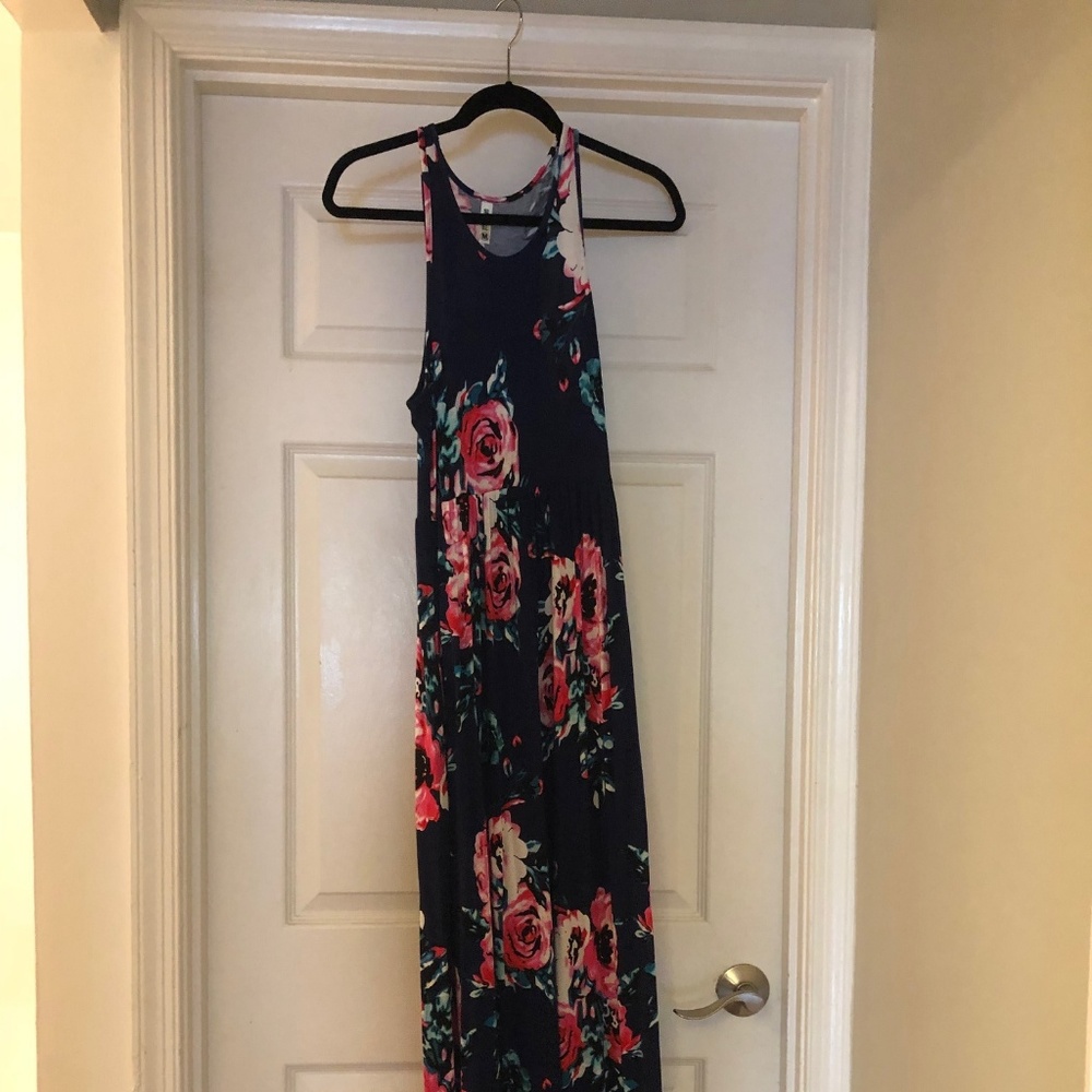 Amazon Sleeveless Racerback Maxi with Pockets